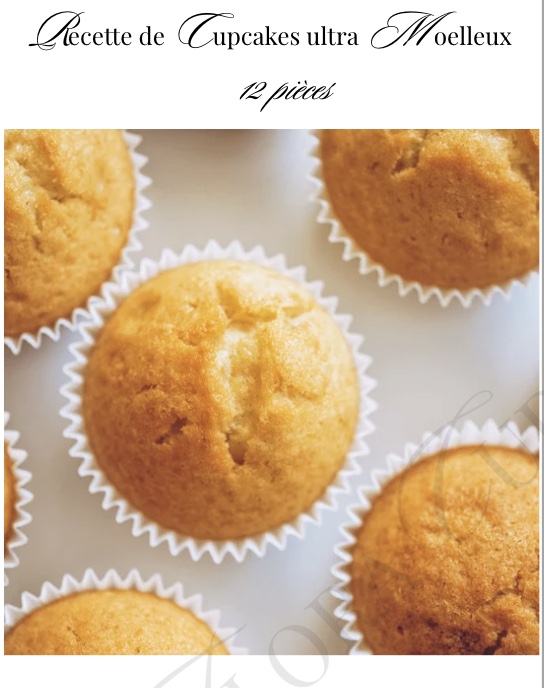 Recette de la Base à Cupcakes Ultra Moelleuse